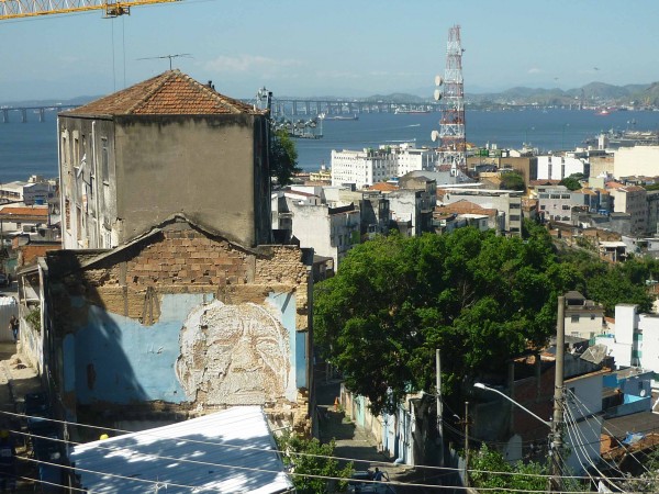 Vhils à Rio de Janeiro - Favela Morro da Providencia