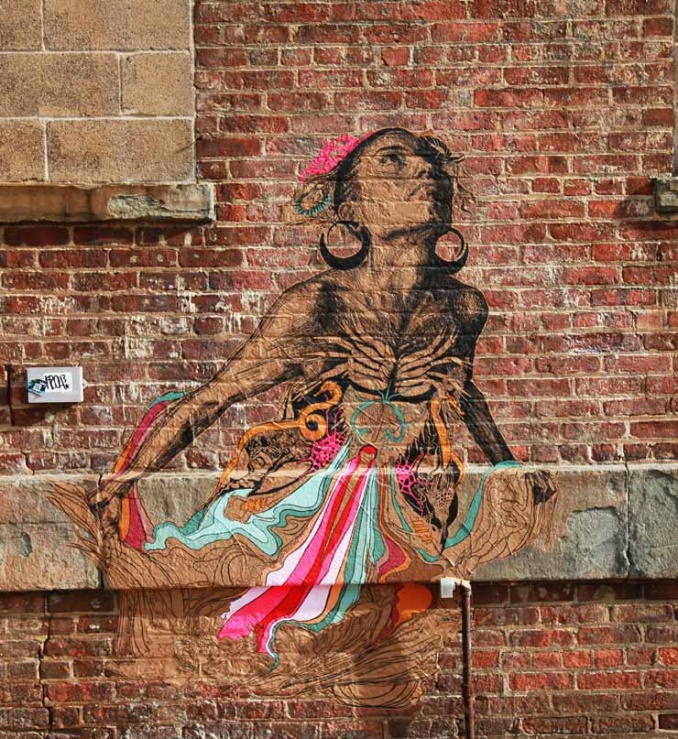 swoon - street art - brooklyn Bushwick