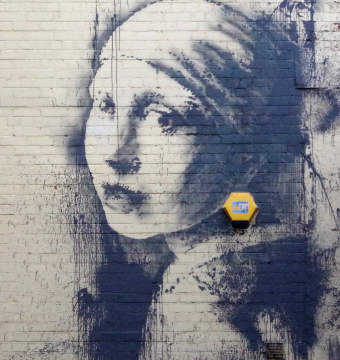 Banksy The Girl With Pierced Eardrum Bristol 