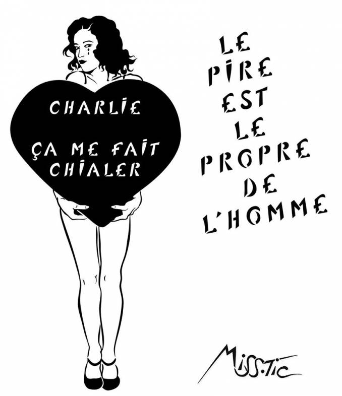 Miss Tic Charlie Hebdo