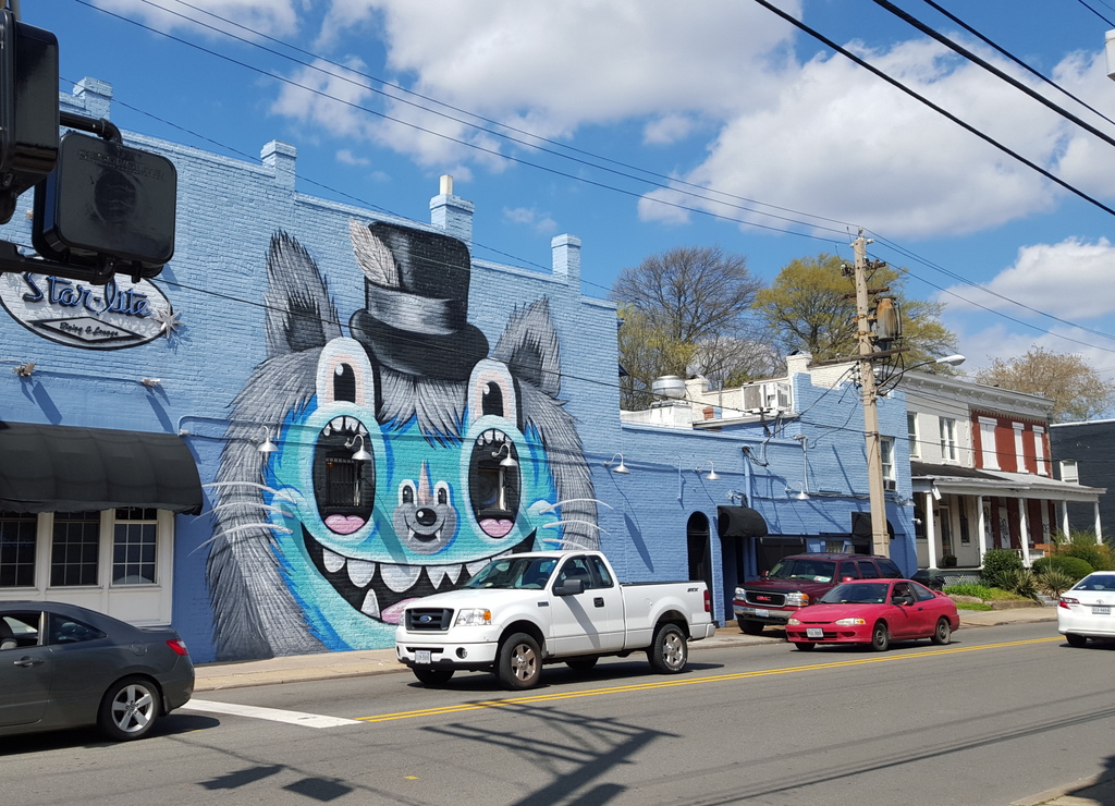 Street Art au coeur de Richmond Virginie USA