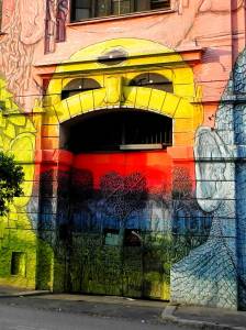 blu - stret art - ostiense - rome