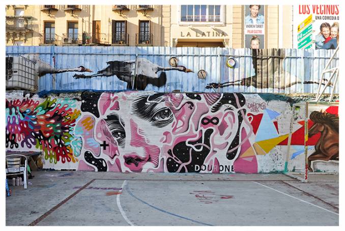 dourone - street art - campo de la cebada - madrid