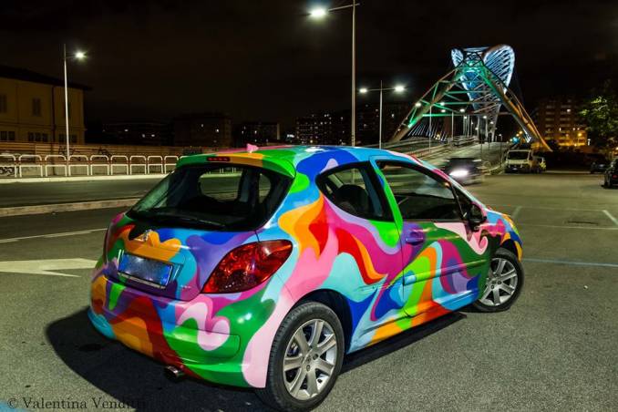 gesta future - graffiti car - street art