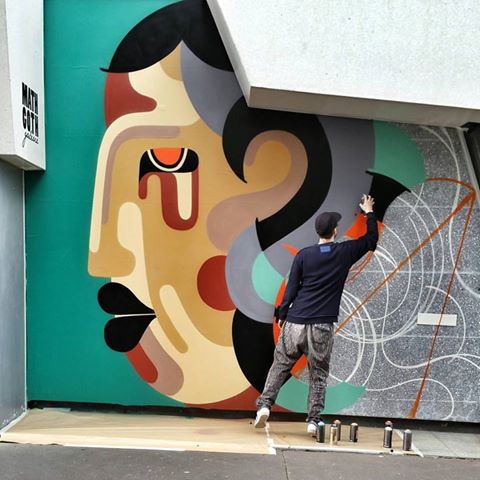 reka one - street art - mirage - galerie mathgoth - paris