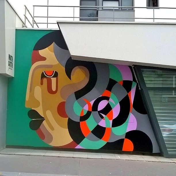 reka one - street art - mirage - galerie mathgoth - paris
