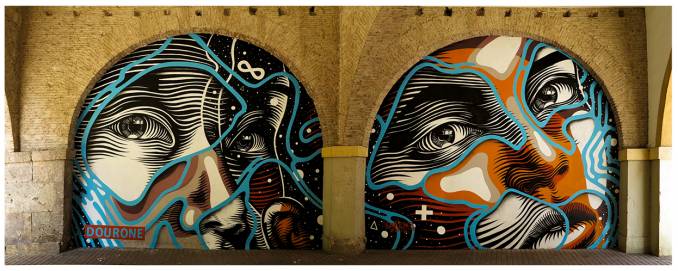 dourone - street art - one urban world - carthagène