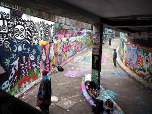 Olivier Roubieu /// Zabou sous Warterloo - Leak Street, Londres