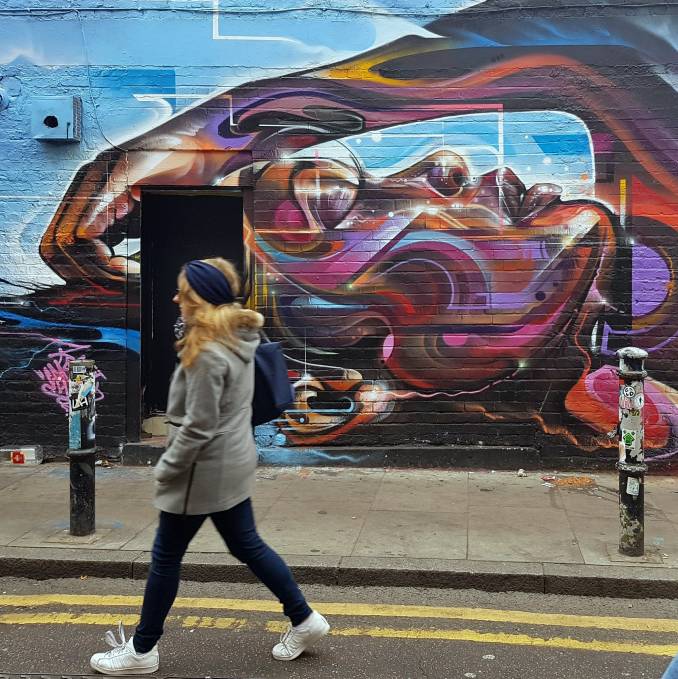 Mr Cenz - street art - shoreditch - london - hanbury street