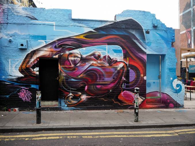 Mr Cenz - street art - shoreditch - london - hanbury street
