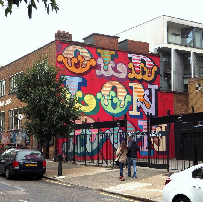 ben eine - old london - street art - shoreditch - london - club row street