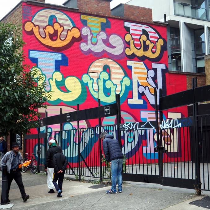 ben eine - old london - street art - shoreditch - london - club row street