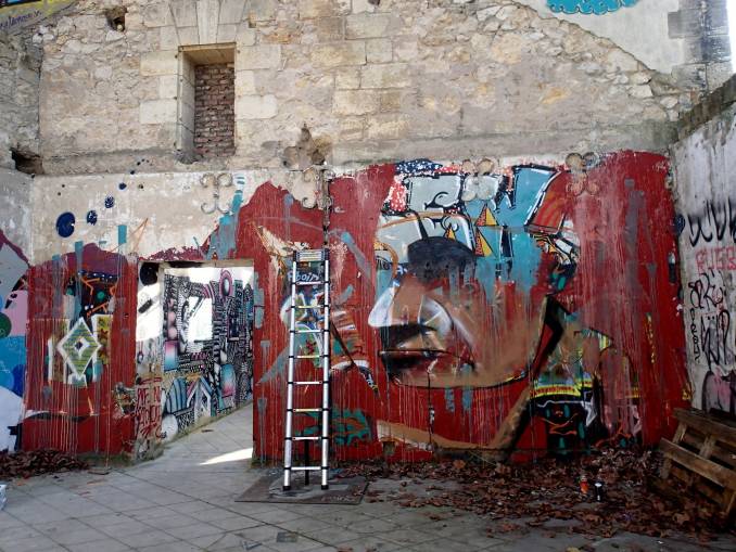 michael husser - mika - street art - caserne niel - bordeaux