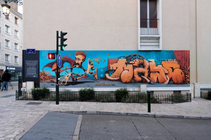 maye - street art - le mur orléans - david templier photographe