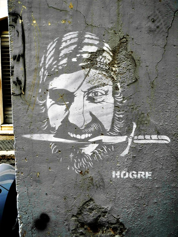 hogrec - street art - rome - italie
