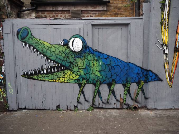 bault - street art - hanbury street - brichlane - shoreditch - londres