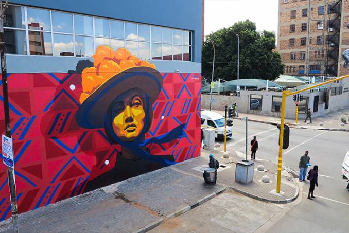 dourone - street art - art urbain - johannesburg - afrique du sud