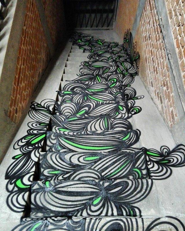 kef - street art - abstraction - guatemala