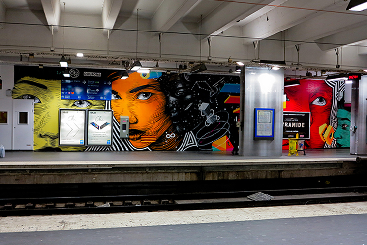 dourone - street art - quai36 - paris - gare du nord