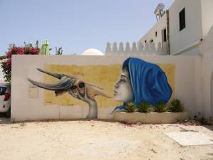 liliwenn - street art - djerbahood - tunisie