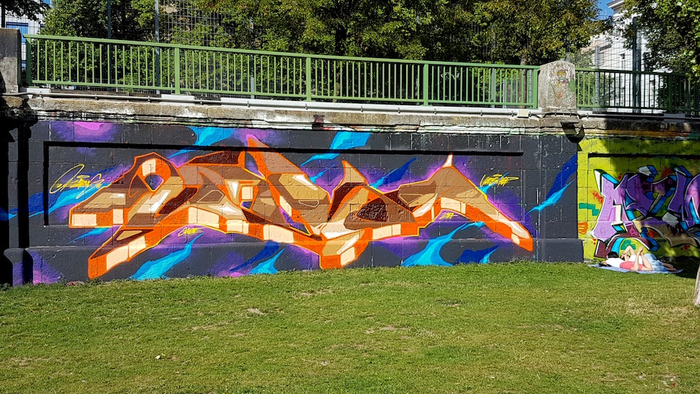 Graffiti, street art à Vienne // Balade le long du Danube