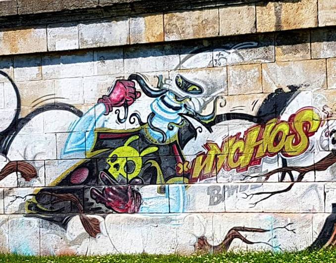 nychos - graffiti - street art - vienne - danube