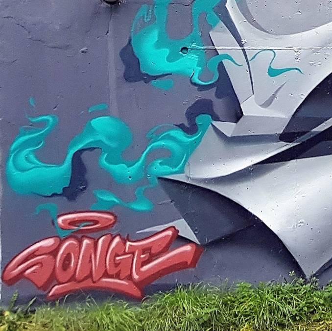 songe - street art - graffiti -vannes - bretagne