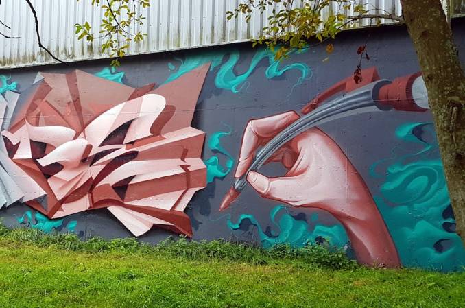 songe - street art - graffiti -vannes - bretagne