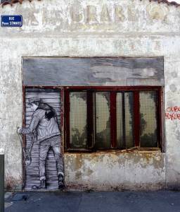 levalet - street art - le crabe - k-live festival - sete