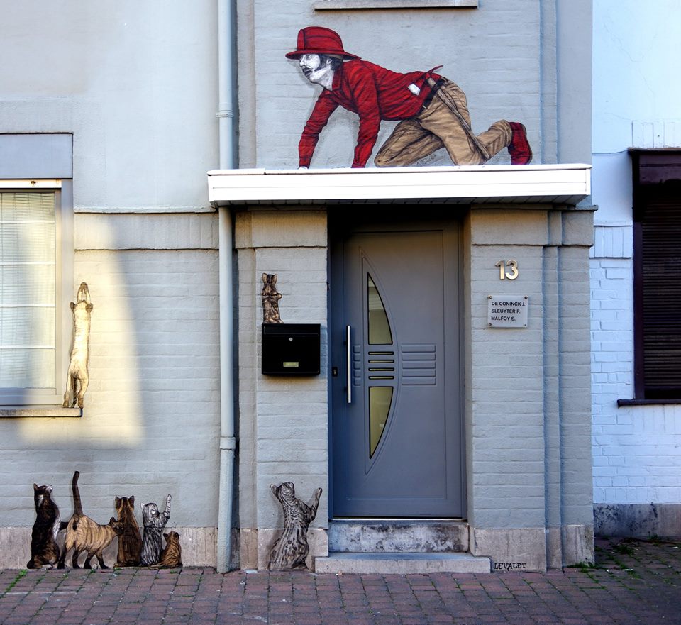 levalet - street art - rescue - ostende
