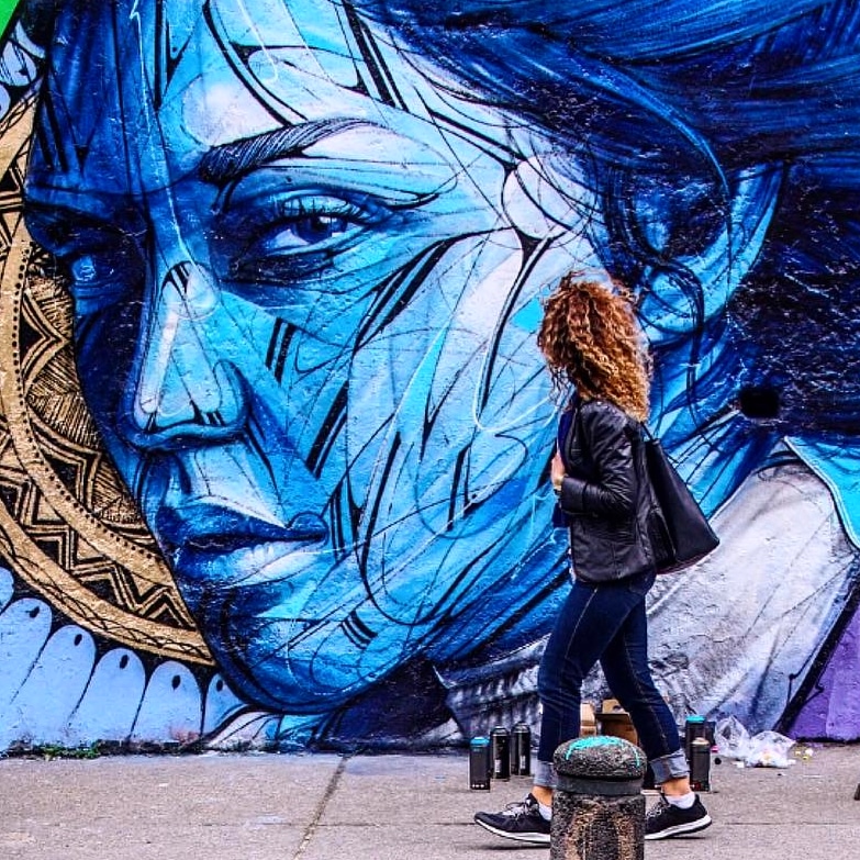 street art avenue - mosaic - hopare - bogota