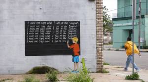 banksy - street art - graffiti - new orleans - bart