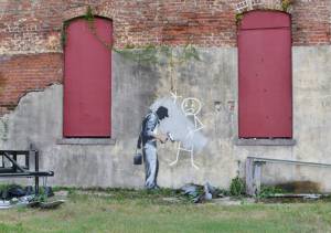 banksy - street art - graffiti - new orleans - ghost