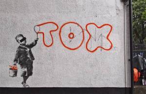 banksy - street art - graffiti - londres - tox