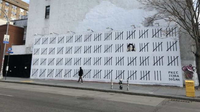 banksy - street art - graffiti - zehra dogan - new-york