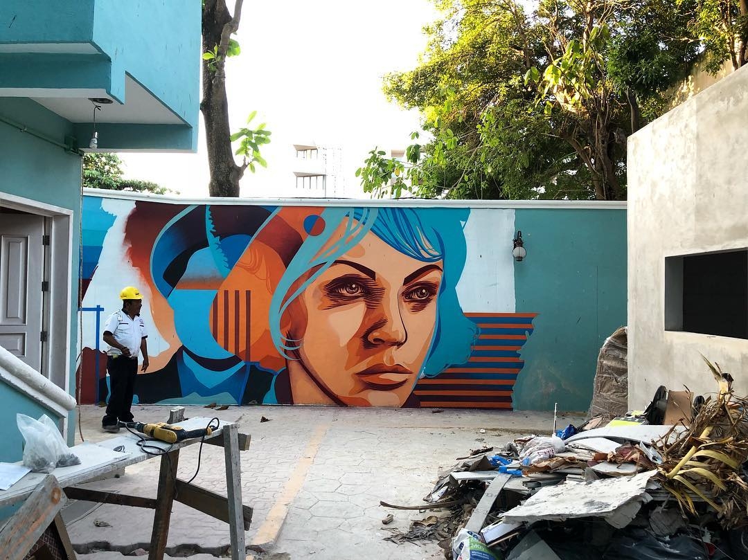 dourone - street art - playa del carmen - mexico