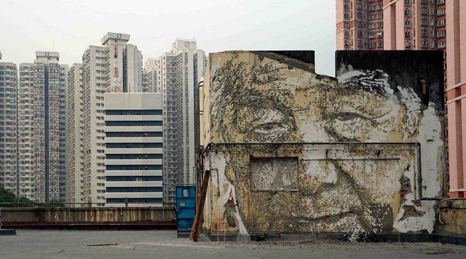 vhils - street art - hong kong