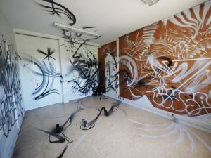 mika - street art avenue - dedale - free zone - level2 - vannes