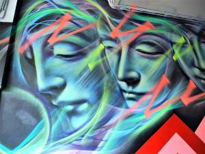 enforce one - street art - auckland