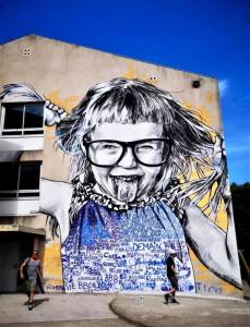 dire - street art avenue - elne - france