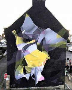 sckaro -street art - le mur - auray - france