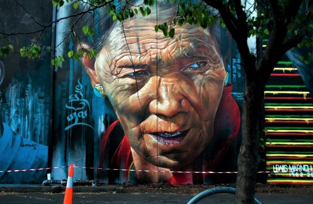 adnate - street art - fitzroy - melbourne - australie