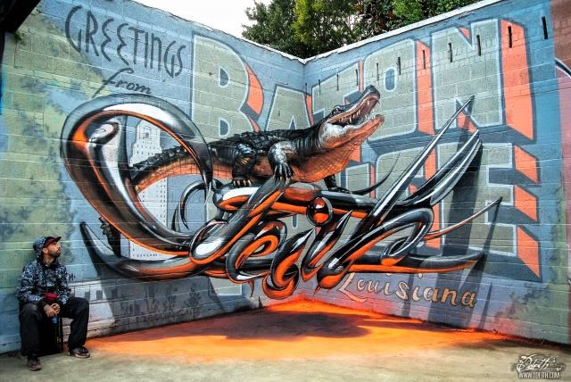 odeith - street art avenue - baton rouge - louisiane - usa