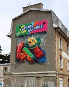 leon keer - streetart avenue - plougasnou - france