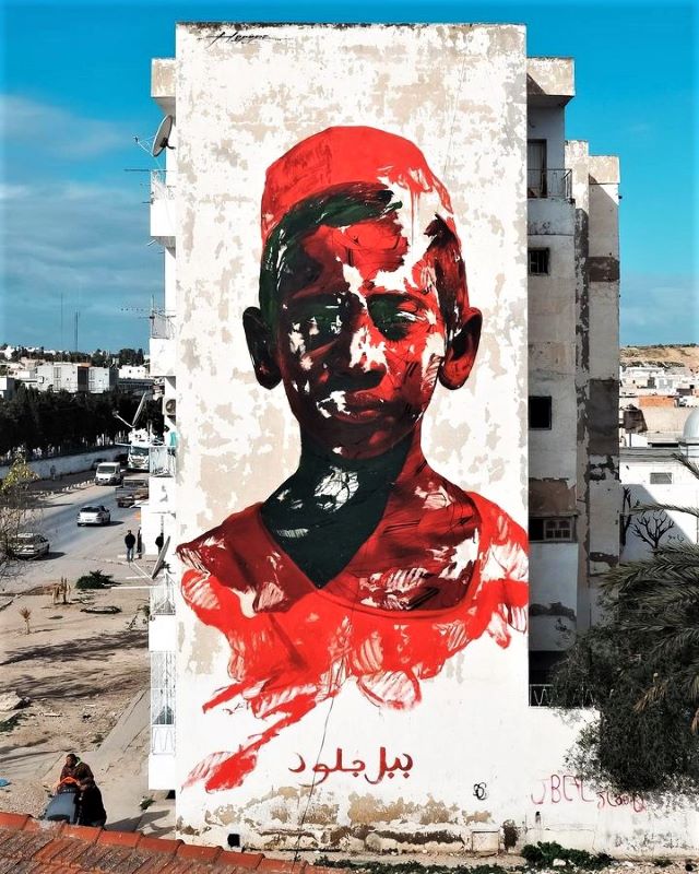 hopare - street art avenue - tunis - tunisie