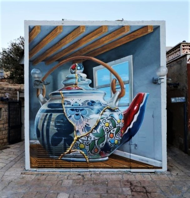 leon keer - street art avenue - jaffa - israel