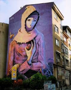inti - street art avenue - istamboul - turquie