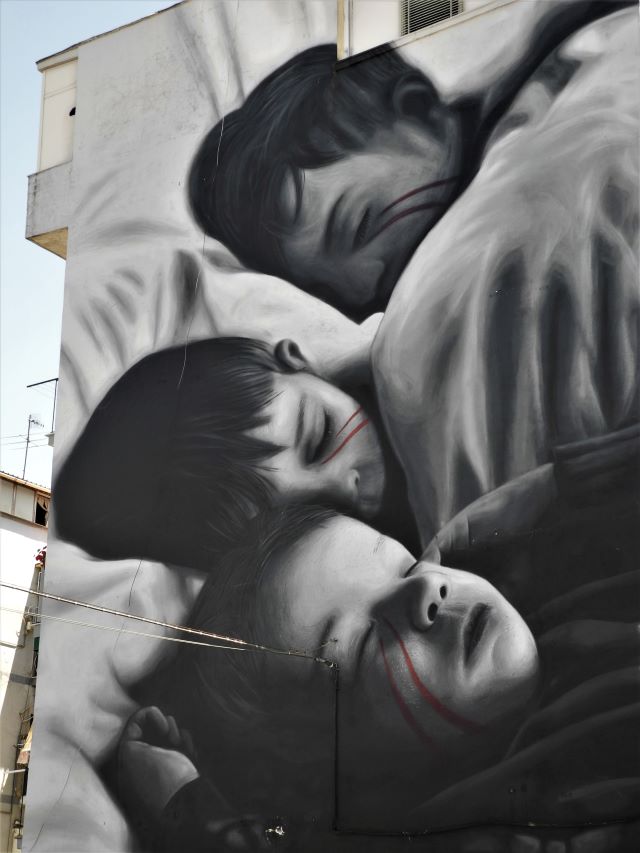 jorit - street art avenue - naples - italie
