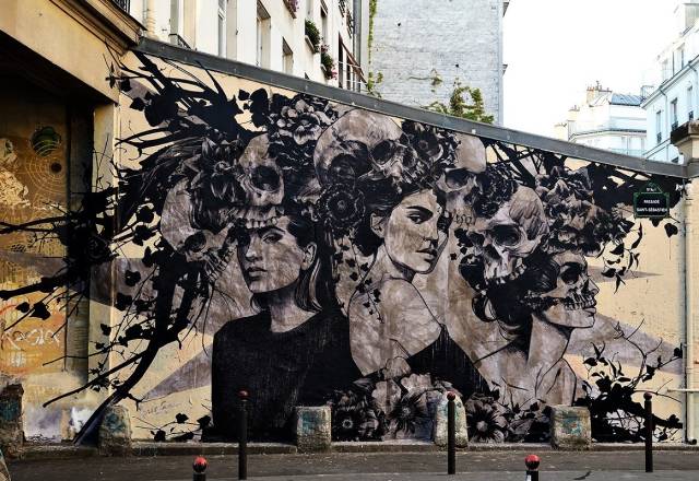 mr qui - street art avenue - paris - france
