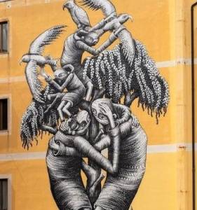 phlegm - street art avenue - stigliano - italie